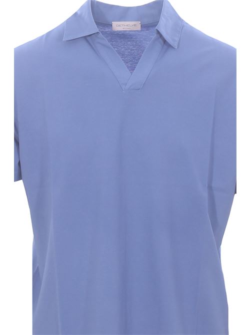 polo rugby ice crepe DETWELVE | E-RUSSELPOLOICECREPECOTTONDEEP SEA